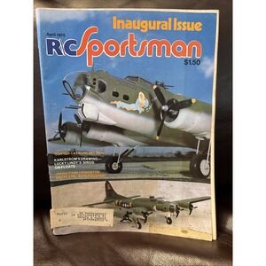 RC SPORTSMAN MAGAZINE---1ST ISSUE---APRIL 1975
